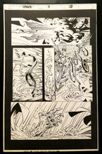 Load image into Gallery viewer, Spawn #9 w/Angela pg. 20 Todd McFarlane 11x17 FRAMED Original Art Poster Image Comics