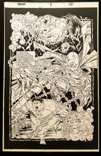 Load image into Gallery viewer, Spawn #8 pg. 13 Todd McFarlane 11x17 FRAMED Original Art Poster Image Comics