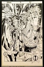 Load image into Gallery viewer, Spawn #9 pg. 2 Todd McFarlane 11x17 FRAMED Original Art Poster Image Comics
