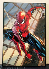 Load image into Gallery viewer, Amazing Spider-Man by J. Scott Campbell 8x12 FRAMED Marvel Comic Art Piece