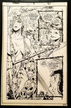 Load image into Gallery viewer, Spawn #8 pg. 6 Todd McFarlane 11x17 FRAMED Original Art Poster Image Comics
