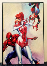 Load image into Gallery viewer, Spider-Man / Mary Jane by J. Scott Campbell 8x12 FRAMED Marvel Art Piece