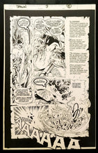 Load image into Gallery viewer, Spawn #9 w/Angela pg. 8 Todd McFarlane 11x17 FRAMED Original Art Poster Image Comics