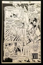 Load image into Gallery viewer, Spawn #8 pg. 19 Todd McFarlane 11x17 FRAMED Original Art Poster Image Comics