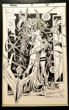 Load image into Gallery viewer, Spawn #9 w/Angela pg. 6 Todd McFarlane 11x17 FRAMED Original Art Poster Image Comics