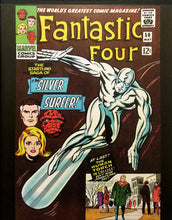 Load image into Gallery viewer, Fantastic Four #50 by Jack Kirby 11x14 FRAMED Art Print, Vintage 1966 Marvel Comics