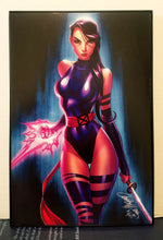 Load image into Gallery viewer, Psylocke X-Men by J. Scott Campbell 8x12 FRAMED Marvel Comic Art Piece