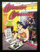 Load image into Gallery viewer, Wonder Woman #25 9x12 FRAMED Art Print, Vintage 1947 DC Comics