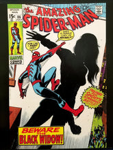 Load image into Gallery viewer, Amazing Spider-Man #86 w/ Black Widow 11x14 FRAMED Art Print, Vintage Marvel Comics