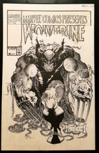 Load image into Gallery viewer, Marvel Comics Presents Wolverine #92 Sam Kieth 11x17 FRAMED Original Art Poster