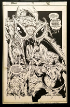 Load image into Gallery viewer, Spawn #8 pg. 15 Todd McFarlane 11x17 FRAMED Original Art Poster Image Comics