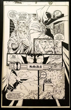 Load image into Gallery viewer, Spawn #9 pg. 12 Todd McFarlane 11x17 FRAMED Original Art Poster Image Comics