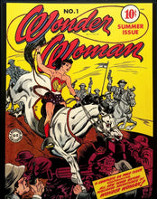 Load image into Gallery viewer, Wonder Woman #1 11x14 FRAMED Art Print, Vintage 1942 DC Comics