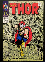Load image into Gallery viewer, Mighty Thor #154 by Jack Kirby 11x14 FRAMED Art Print, Vintage Marvel Comics