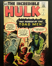 Load image into Gallery viewer, Incredible Hulk #2 by Jack Kirby 11x14 FRAMED Art Print, Vintage 1962 Marvel Comics
