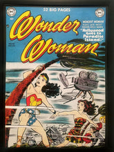 Load image into Gallery viewer, Wonder Woman #40 9x12 FRAMED Art Print, Vintage 1950 DC Comics