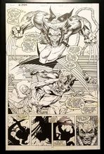 Load image into Gallery viewer, X-Men #272 pg. 13 Wolverine Jim Lee 11x17 FRAMED Original Art Poster Marvel Comics