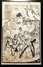 Load image into Gallery viewer, X-Men #274 pg. 25 Jim Lee 11x17 FRAMED Original Art Poster Marvel Comics