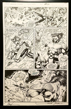 Load image into Gallery viewer, X-Men #277 pg. 22 Wolverine Jim Lee 11x17 FRAMED Original Art Poster Marvel Comics