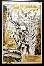 Load image into Gallery viewer, X-Men #274 pg. 30 Deathbird Jim Lee 11x17 FRAMED Original Art Poster Marvel Comics