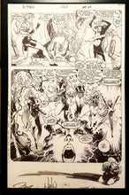 Load image into Gallery viewer, X-Men #267 pg. 25 Storm Jim Lee 11x17 FRAMED Original Art Poster Marvel Comics