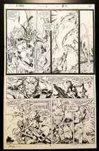 Load image into Gallery viewer, X-Men #2 pg. 6 Rogue Jim Lee 11x17 FRAMED Original Art Poster Marvel Comics