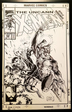 Load image into Gallery viewer, X-Men #258 Wolverine by Jim Lee 11x17 FRAMED Original Art Poster Marvel Comics