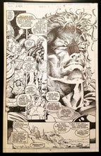 Load image into Gallery viewer, X-Men #1 pg. 4 Magneto Jim Lee 11x17 FRAMED Original Art Poster Marvel Comics