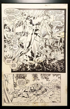 Load image into Gallery viewer, X-Men #269 pg. 27 Captain Marvel Jim Lee 11x17 FRAMED Original Art Poster Comics