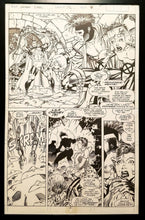 Load image into Gallery viewer, X-Men #276 pg. 9 Gambit Jim Lee 11x17 FRAMED Original Art Poster Marvel Comics