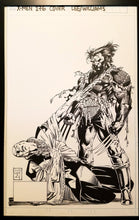 Load image into Gallery viewer, X-Men #276 Wolverine by Jim Lee 11x17 FRAMED Original Art Poster Marvel Comics