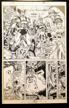 Load image into Gallery viewer, X-Men #9 pg. 26 Rogue Gambit Jim Lee 11x17 FRAMED Original Art Poster Marvel Comics