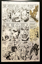 Load image into Gallery viewer, X-Men #275 pg. 39 Rogue Jim Lee 11x17 FRAMED Original Art Poster Marvel Comics
