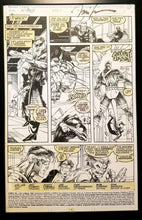 Load image into Gallery viewer, X-Men #6 pg. 1 Beast Jim Lee 11x17 FRAMED Original Art Poster Marvel Comics