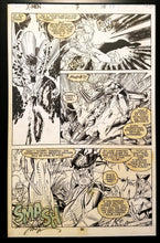 Load image into Gallery viewer, X-Men #7 pg. 23 Rogue Jim Lee 11x17 FRAMED Original Art Poster Marvel Comics