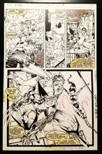Load image into Gallery viewer, X-Men #271 pg. 3 Jubilee Jim Lee 11x17 FRAMED Original Art Poster Marvel Comics