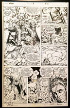 Load image into Gallery viewer, X-Men #3 pg. 9 Magneto Jim Lee 11x17 FRAMED Original Art Poster Marvel Comics