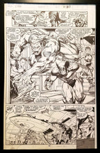 Load image into Gallery viewer, X-Men #1 pg. 29 Beast Jim Lee 11x17 FRAMED Original Art Poster Marvel Comics