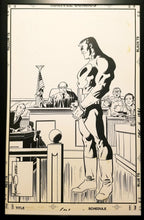 Load image into Gallery viewer, Marvel Tales #222 Punisher by Mike Zeck 11x17 FRAMED Original Art Marvel Poster