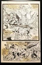Load image into Gallery viewer, Uncanny X-Men #271 pg. 4 Psylocke Jim Lee 11x17 FRAMED Original Art Poster Marvel Comics