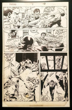 Load image into Gallery viewer, Punisher #1 pg. 13 by Mike Zeck 11x17 FRAMED Original Art Marvel Comics Poster