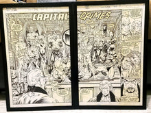 Load image into Gallery viewer, Uncanny X-Men #272 pg. 2 & 3 by Jim Lee Set of 2 11x17 FRAMED Original Art Poster Marvel Comics
