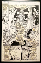 Load image into Gallery viewer, X-Men #8 pg. 22 Rogue Jim Lee 11x17 FRAMED Original Art Poster Marvel Comics