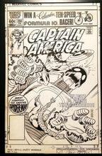 Load image into Gallery viewer, Captain America #266 by Mike Zeck 11x17 FRAMED Original Art Marvel Poster