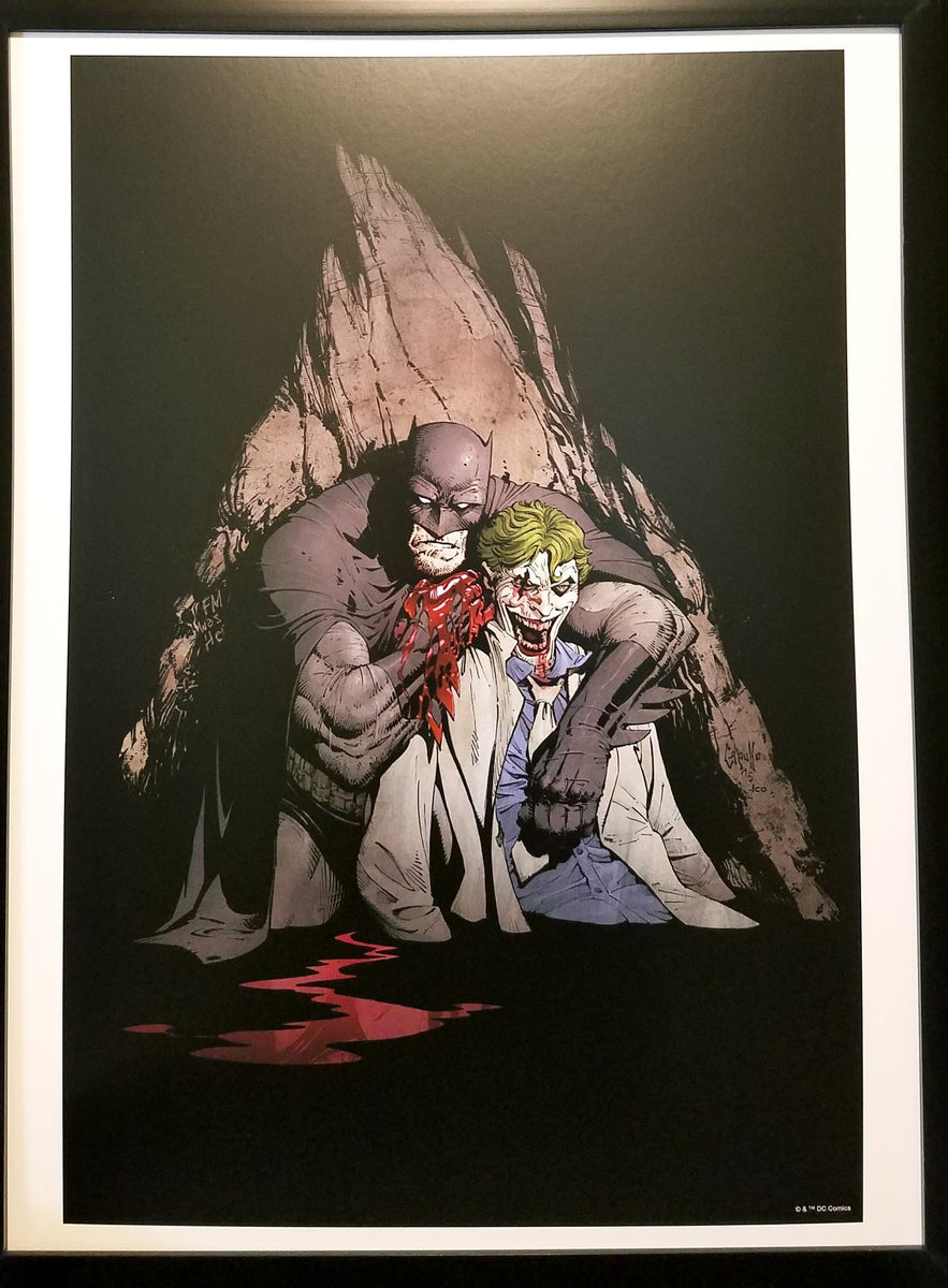Batman vs. Joker by Greg Capullo FRAMED 12x16 Art Print DC Comics