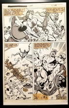 Load image into Gallery viewer, Captain America #265 pg. 23 Mike Zeck 11x17 FRAMED Original Art Poster Marvel Comics