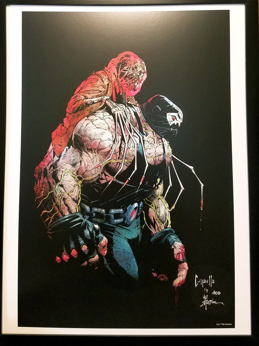 Bane & Scarecrow by Greg Capullo FRAMED 12x16 Art Print DC Comics