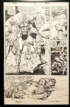 Load image into Gallery viewer, X-Men #3 pg. 22 Magneto Jim Lee 11x17 FRAMED Original Art Poster Marvel Comics