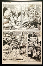 Load image into Gallery viewer, X-Men #5 pg. 27 Cyclops Jim Lee 11x17 FRAMED Original Art Poster Marvel Comics
