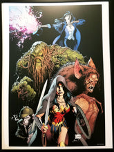 Load image into Gallery viewer, Wonder Woman Zatanna by Greg Capullo FRAMED 12x16 Art Print DC Comics Poster